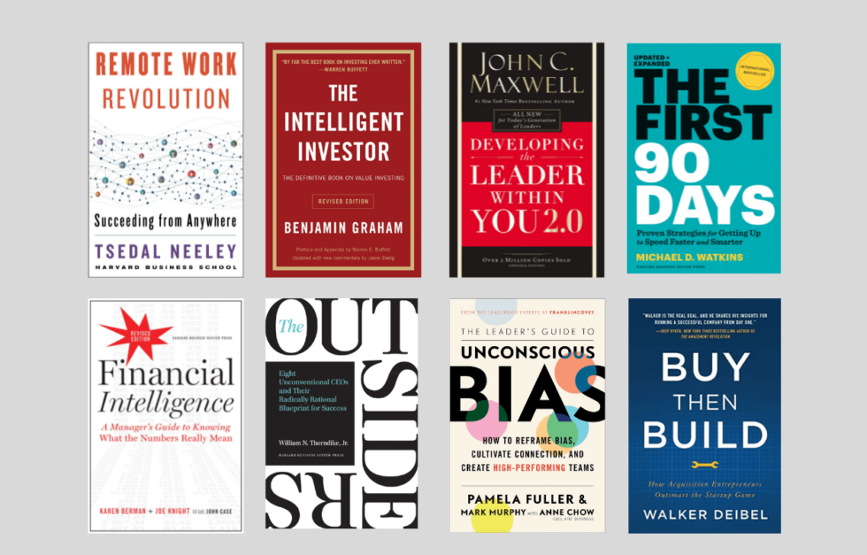 A shortlist of the best books for experienced and aspiring CEOs
